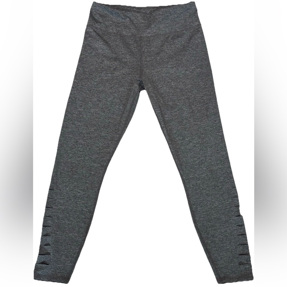 Y2k Abercrombie & Fitch Grey Retro Cutout Slit Grunge Leggings CasulPreppy WMN M